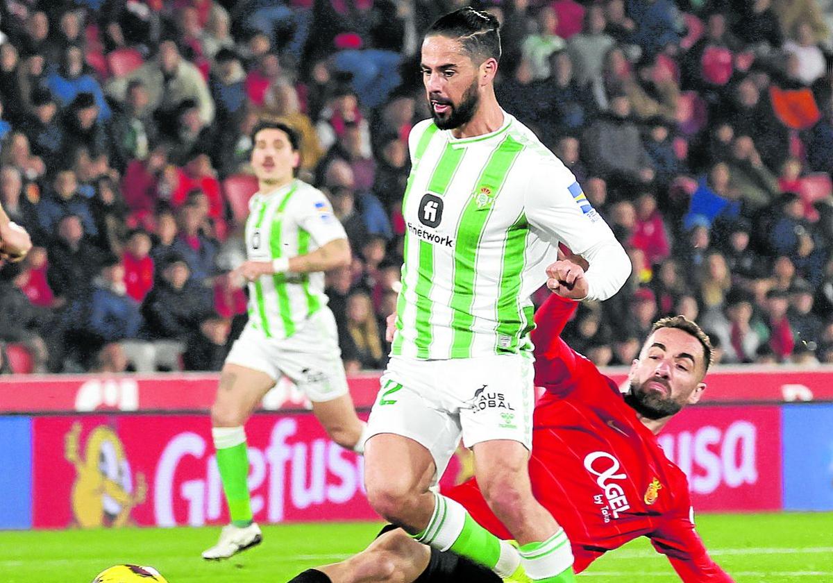 Un sensacional pase de Isco originó el gol del triunfo del Betis contra el Mallorca.