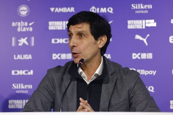 Sergio Fernández, en rueda de prensa.