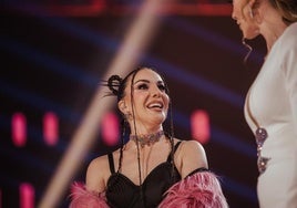 Inés Hernand durante la gala del Benidorm Fest.
