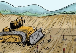 La viñeta de Cerrajería sobre los chalés de Uleta