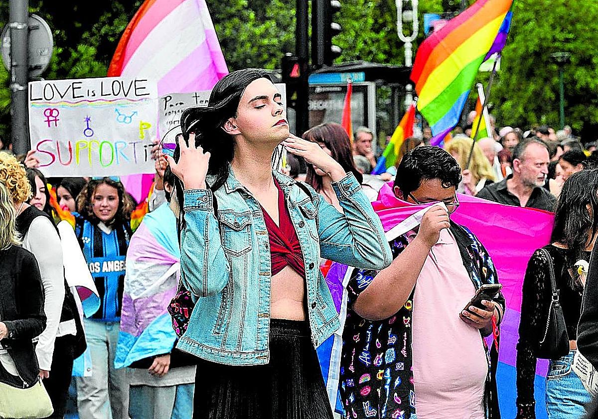 Manifestación del Día del Orgullo.