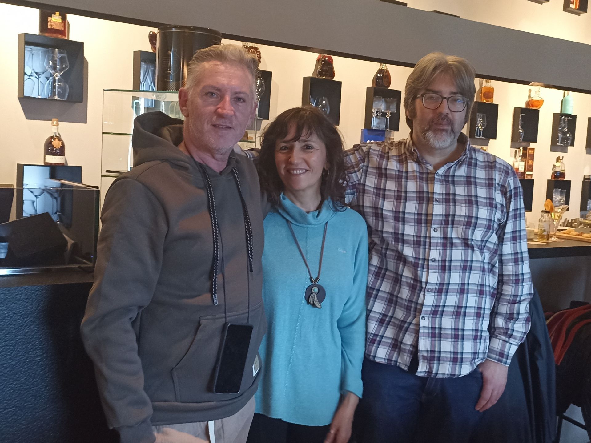 Kerarta Ruiz de Miguel, Malu Riaza y Joseba Gómez.