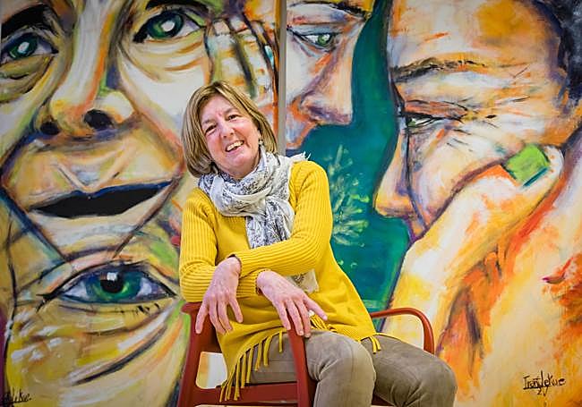 Maribel se ha propuesto mantenerse activa. «No paro quieta», se conjura.