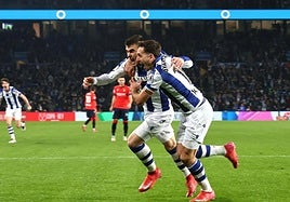 La Real Sociedad vuelve a las semifinales de Copa tras imponerse a Osasuna