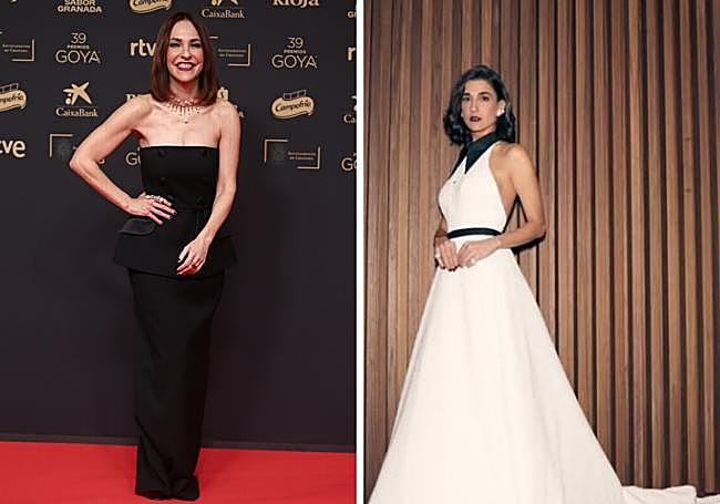 La directora Paula Ortiz y la actriz Stéphanie Magnin han lucido diseños de Alicia Rueda.