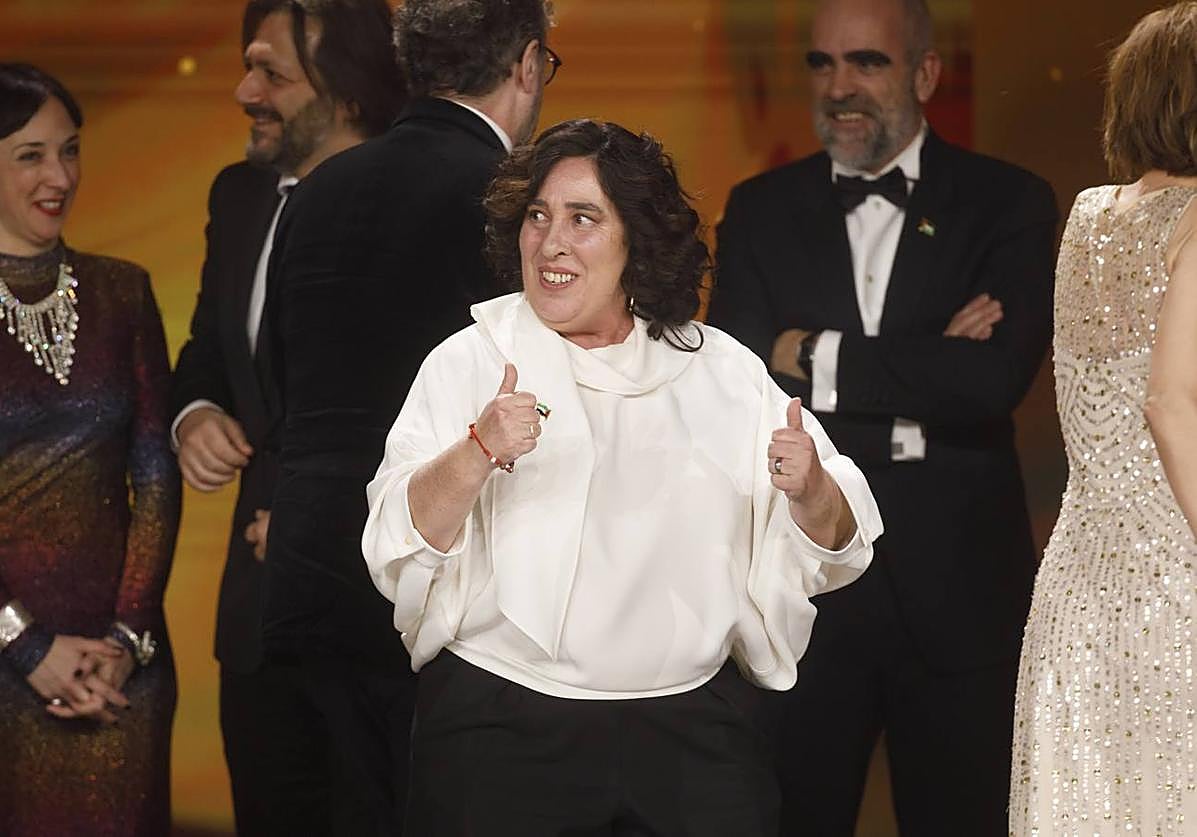 Arantxa Echevarría, directora de 'La infiltrada', que se llevó los Goyas a mejor película y actriz protagonista para Carolina Yuste.