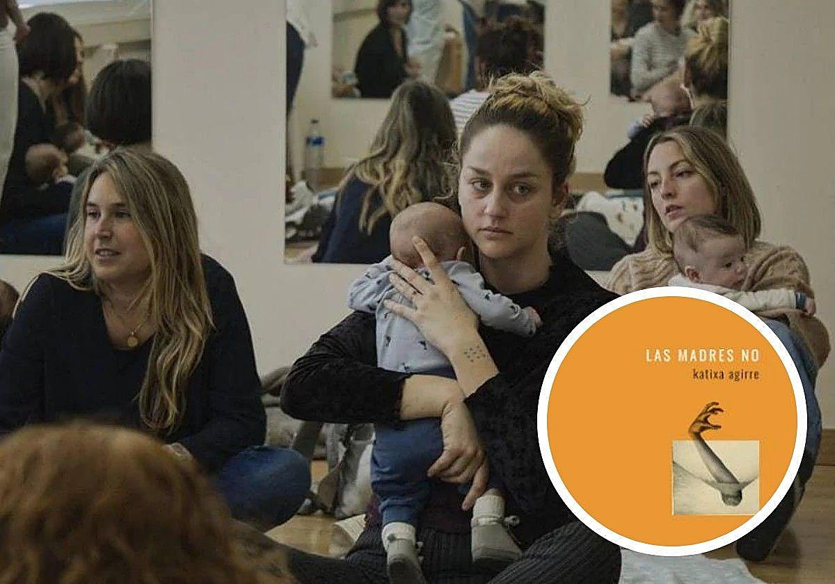 Laura Weissmahr, protagonista de 'Salve María'. En detalle, el libro 'Las madres no'.