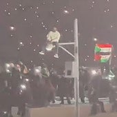 La política se cuela en la Super Bowl: un espontáneo detenido tras mostrar las banderas de Palestina y Sudán