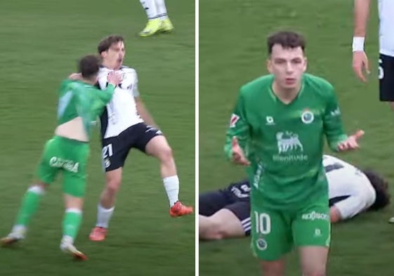 El encontronazo de dos excompañeros del Athletic que acabó en expulsión