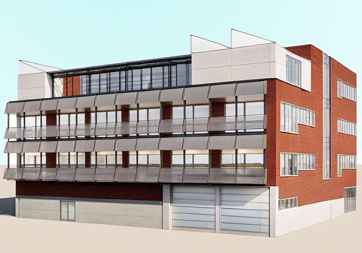 Recreación del nuevo edificio al que se dará forma en el viejo pabellón.