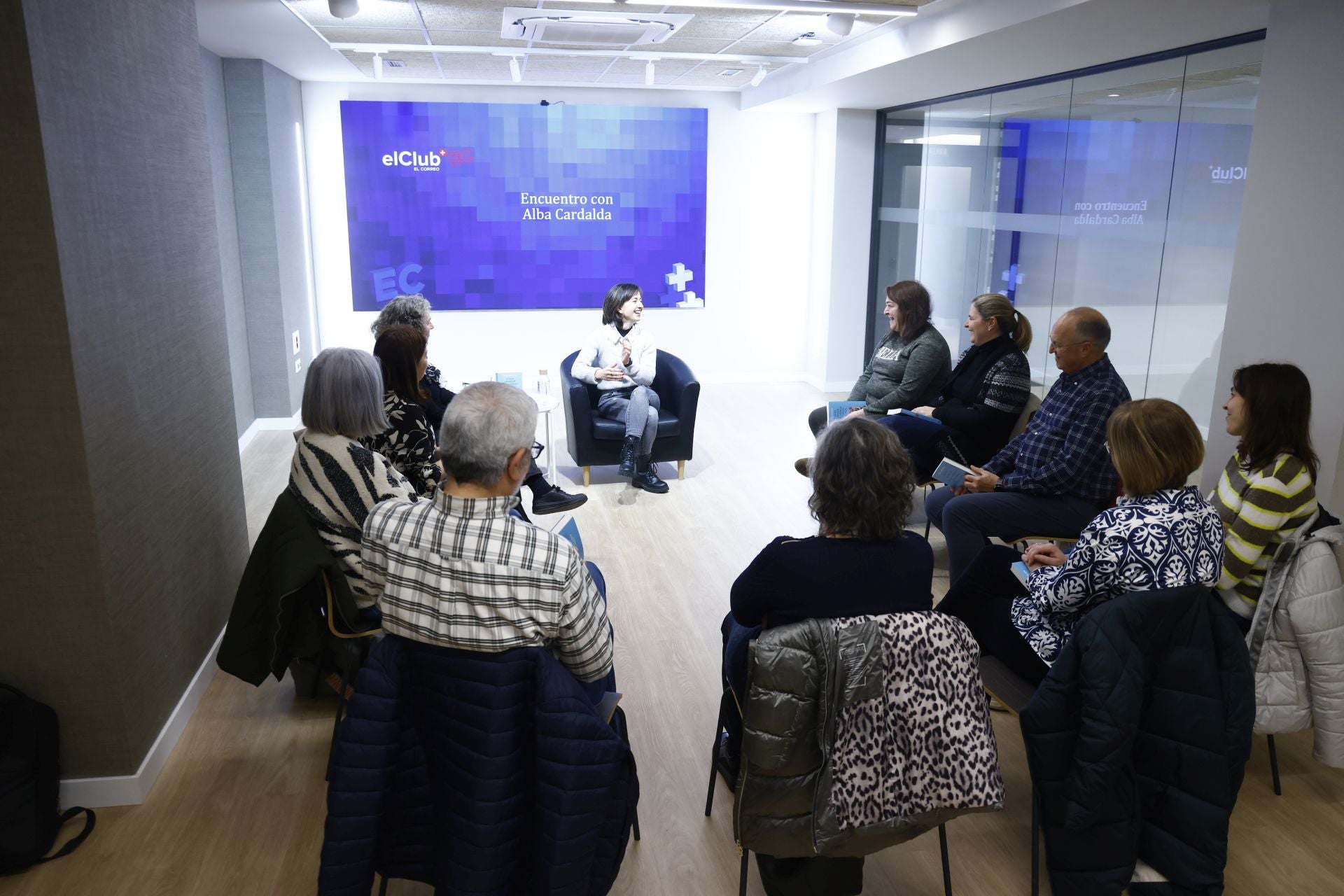 La cita de Alba Cardalda con los suscriptores de EL CORREO