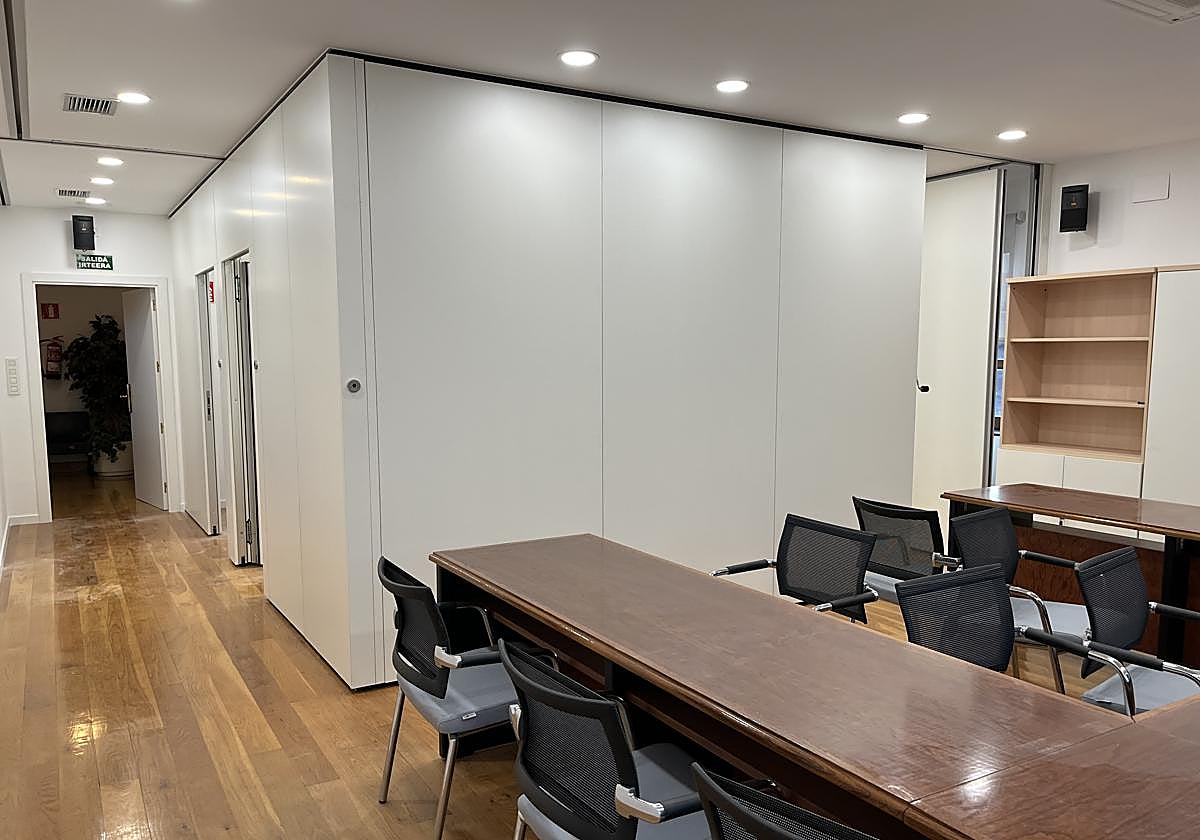 El nuevo espacio polivalente del Ayuntamiento de Atxondo.