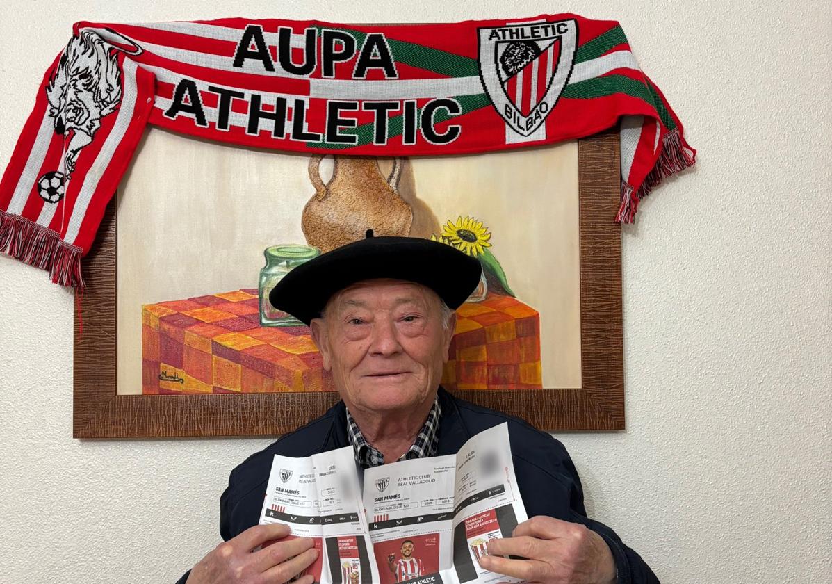 La sorpresa del Athletic al aficionado de 80 años que vendrá desde Valencia para vivir su primer partido en San Mamés