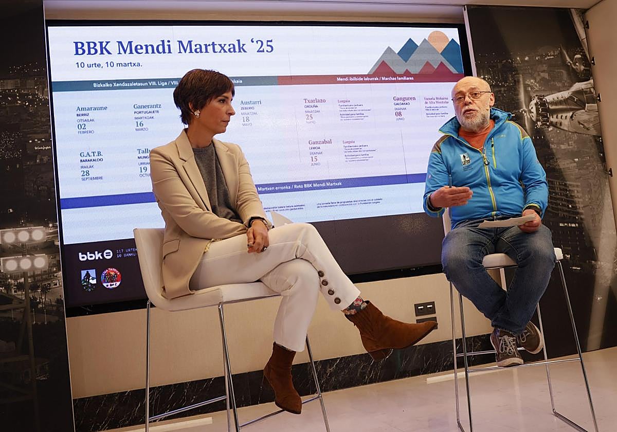 Presentación de BBK Mendi Martxak.