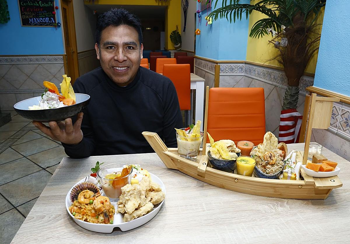 El 'barco marino' y otros platos peruanos para compartir mesa en Vitoria