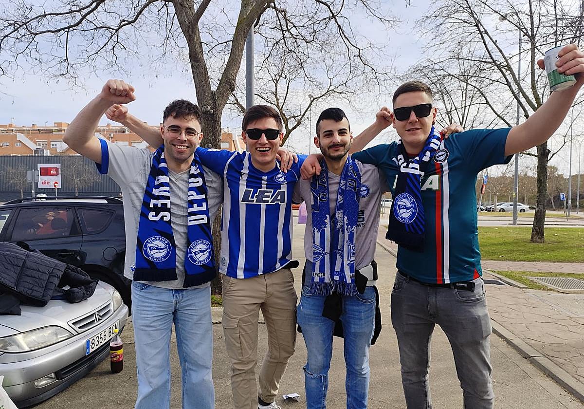 «Hemos bajado a Leganés en BlaBlaCar para animar al Alavés»