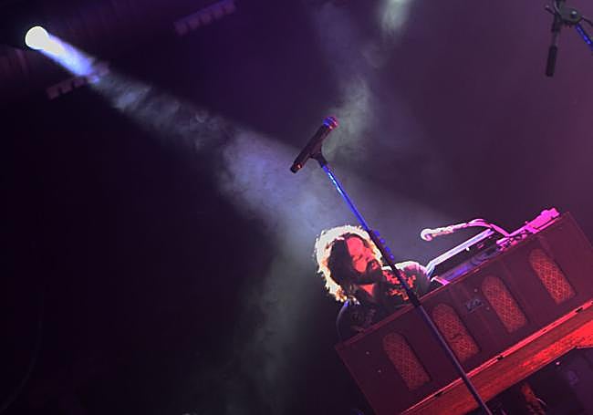 El organista Robin Piso, con feeling de sobra.