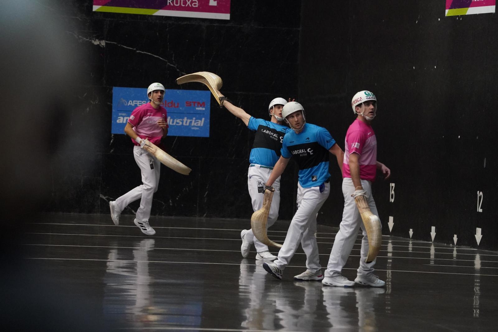 Erkiaga e Ibarluzea repiten título en el Winter Series de cesta punta