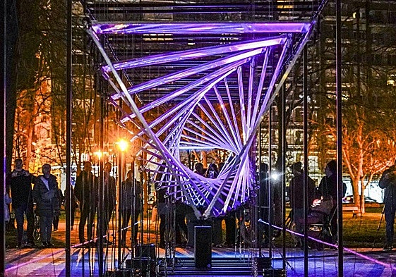 Una de las instalaciones artísticas de Umbra.