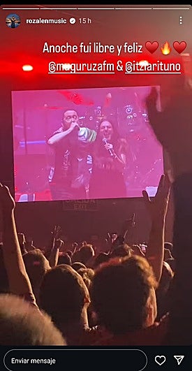 Rozalén, fan entregada en el concierto de Fermin Muguruza en Madrid: «Anoche fui libre y feliz»