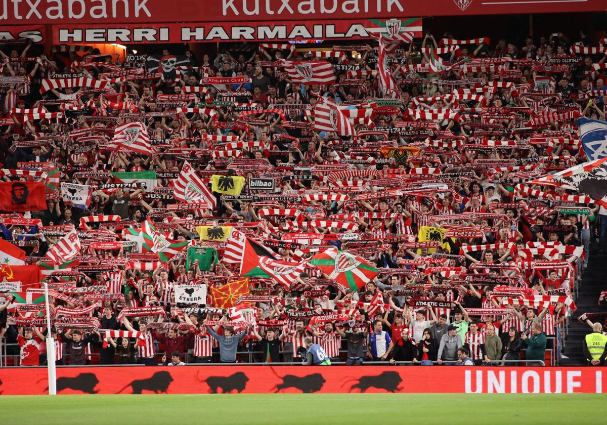 El Athletic hace público un reglamento que extrema el control de la grada de animación