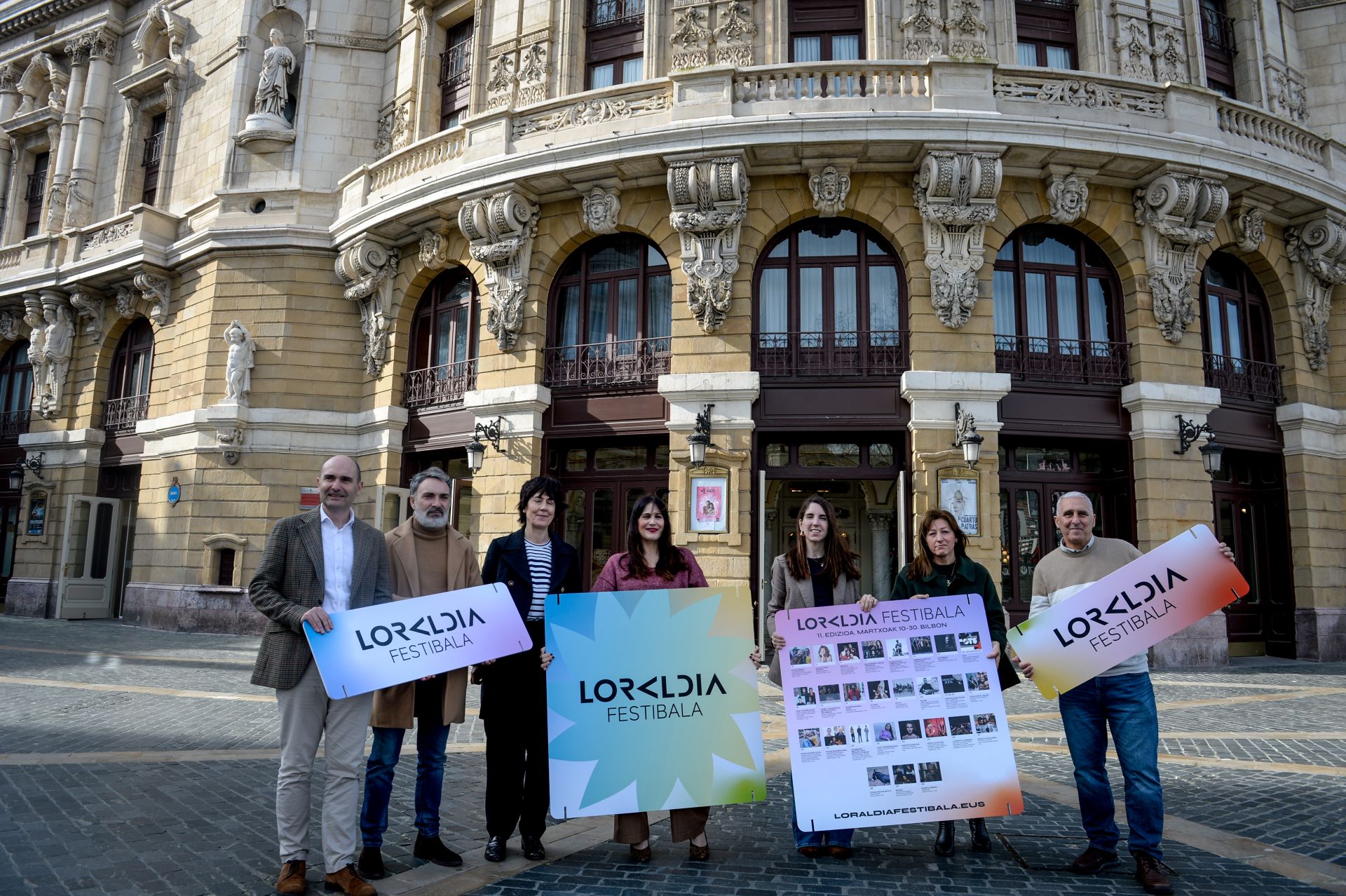 Arriaga Antzokian egin dute Loraldiaren edizio berriaren aurkezpena.