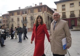 Maider Etxebarria y Ramiro González, el pasado lunes.