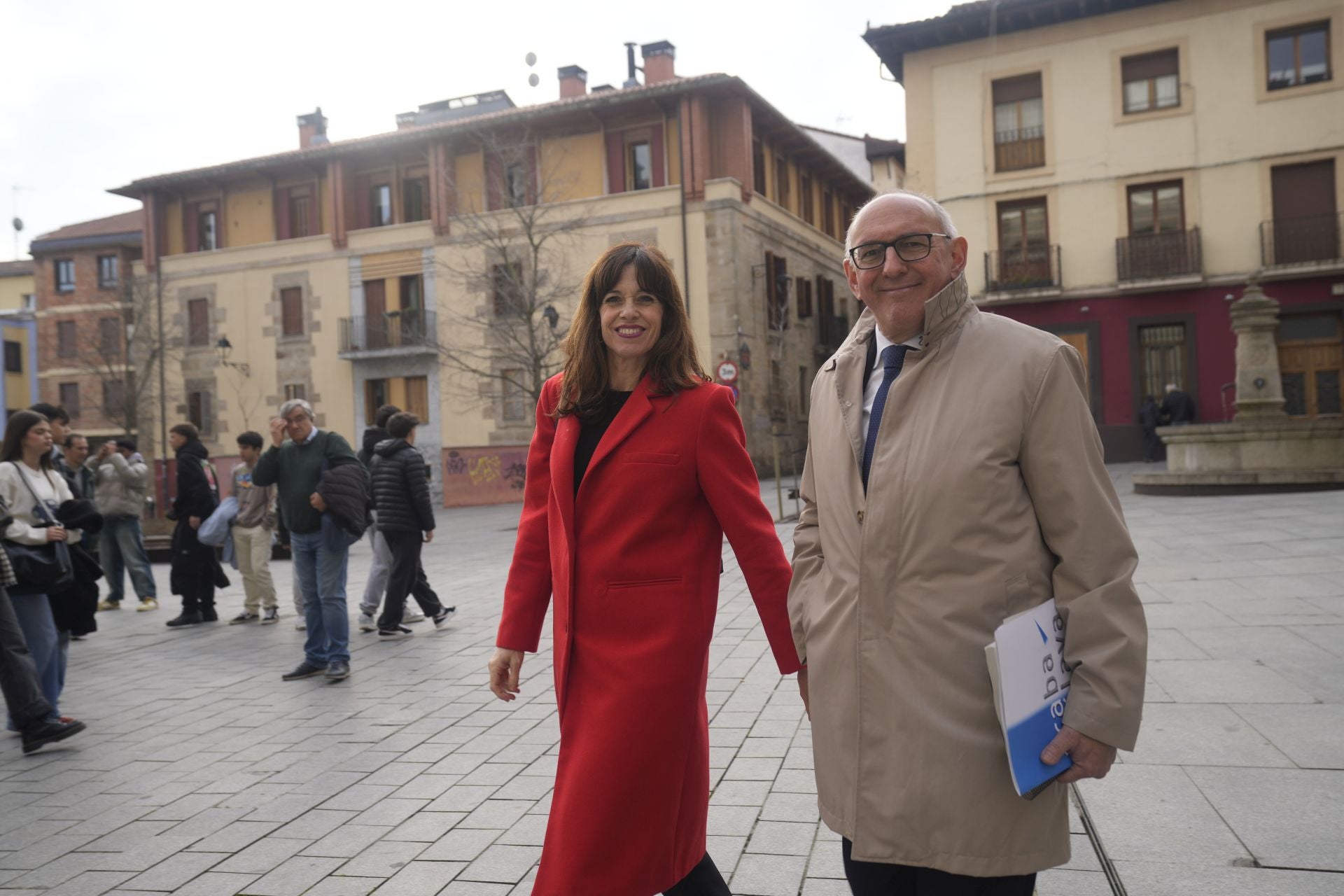 Maider Etxebarria y Ramiro González, el pasado lunes.