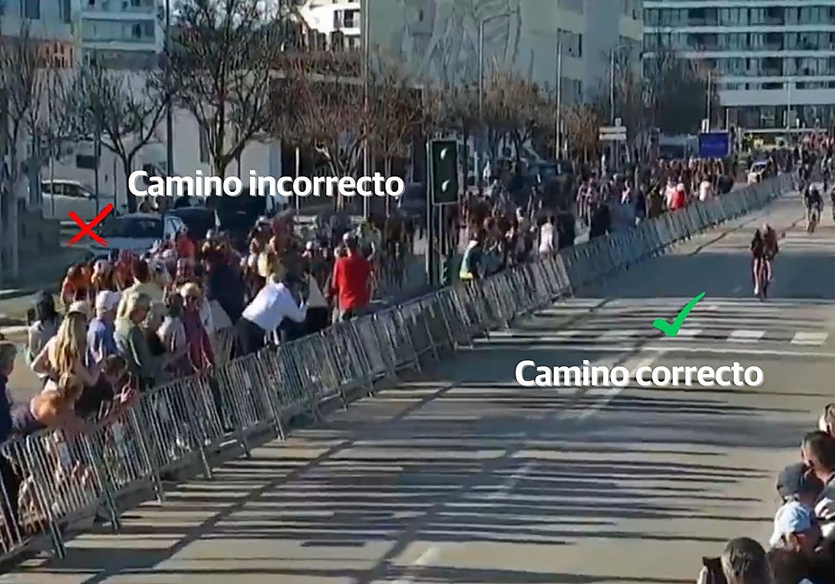 El surrealista final de la primera etapa de la Vuelta al Algarve: el pelotón se equivoca de camino