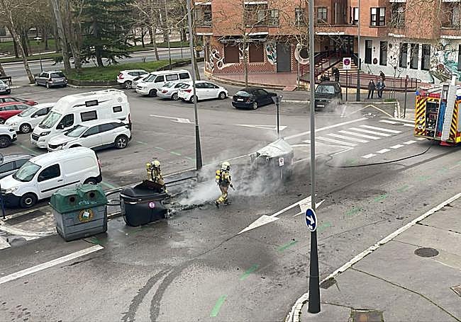 Así ha quedado la zona tras el incendio.