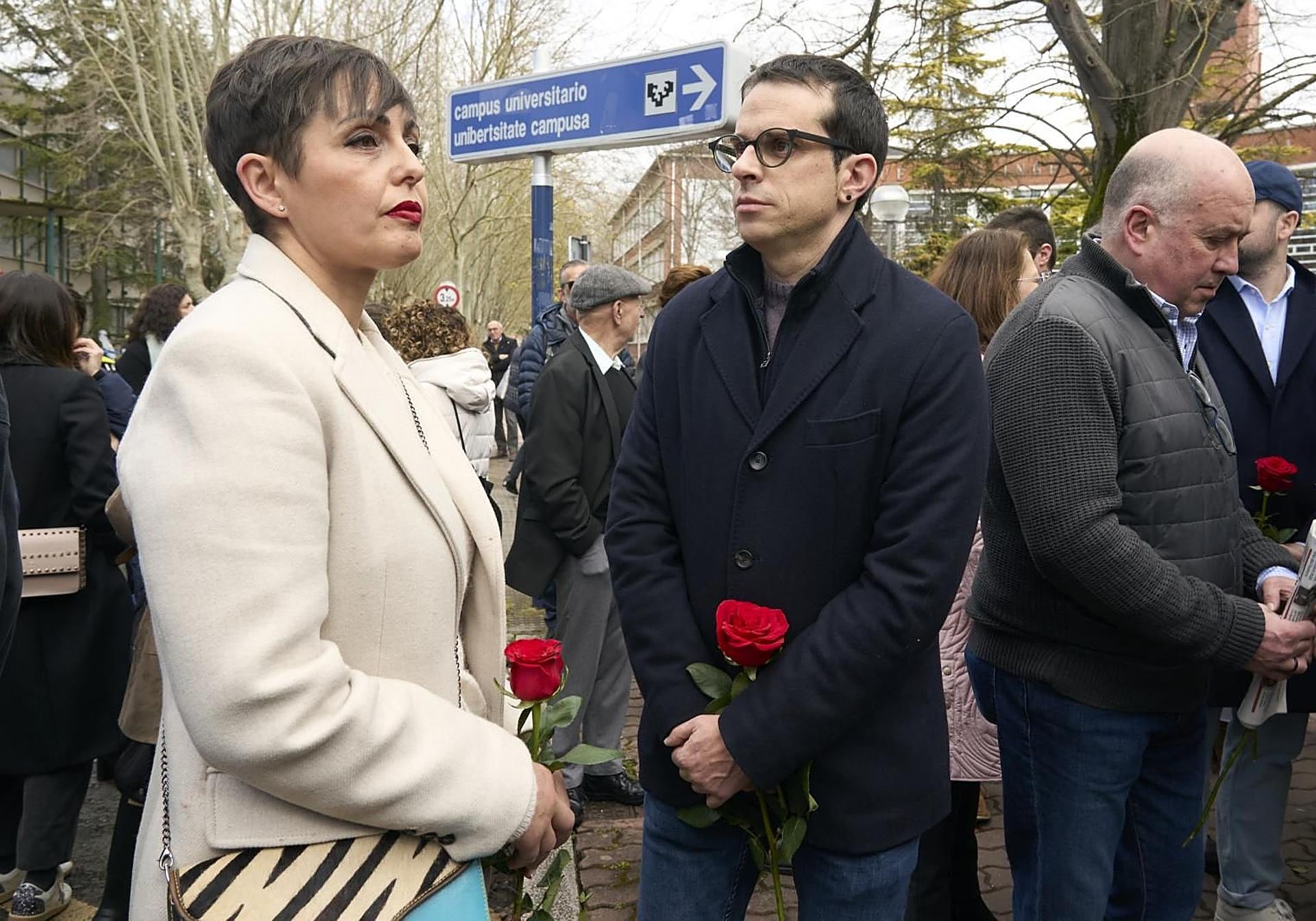 Pello Otxandiano, portavoz de Bildu en el Parlamento vasco, durante el acto de este sábado.