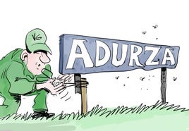 La viñeta de Cerrajería sobre el aniversario de Adurza