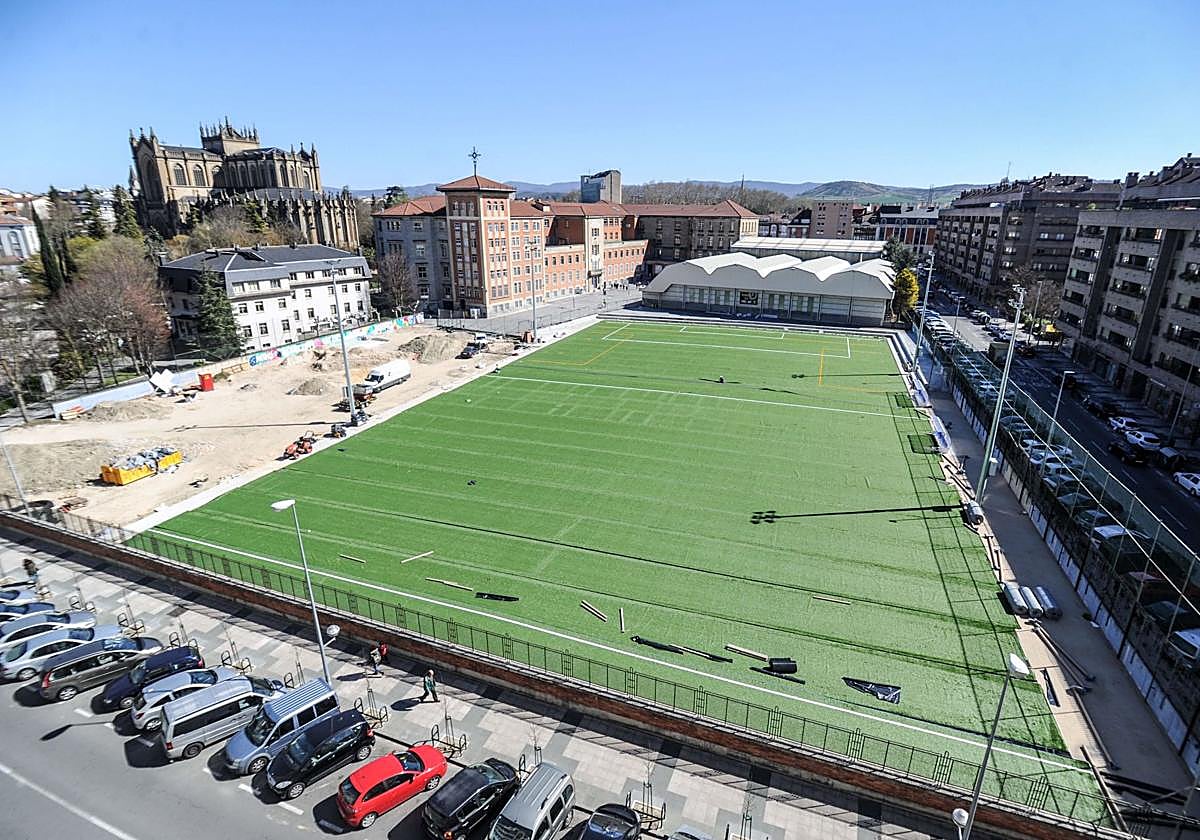 Panorámica del campo de Marianistas.