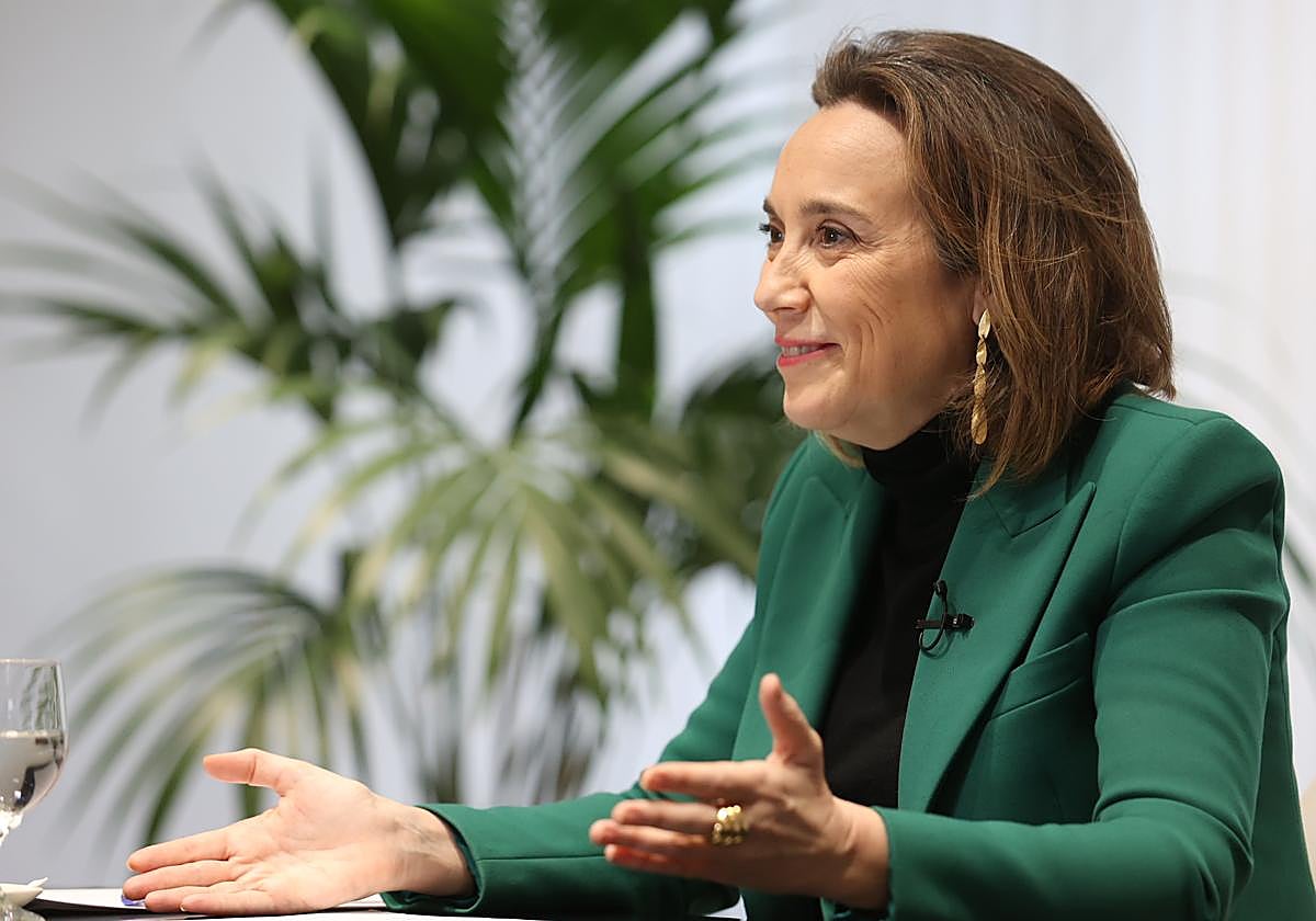 La secretaria general del PP, Cuca Gamarra.