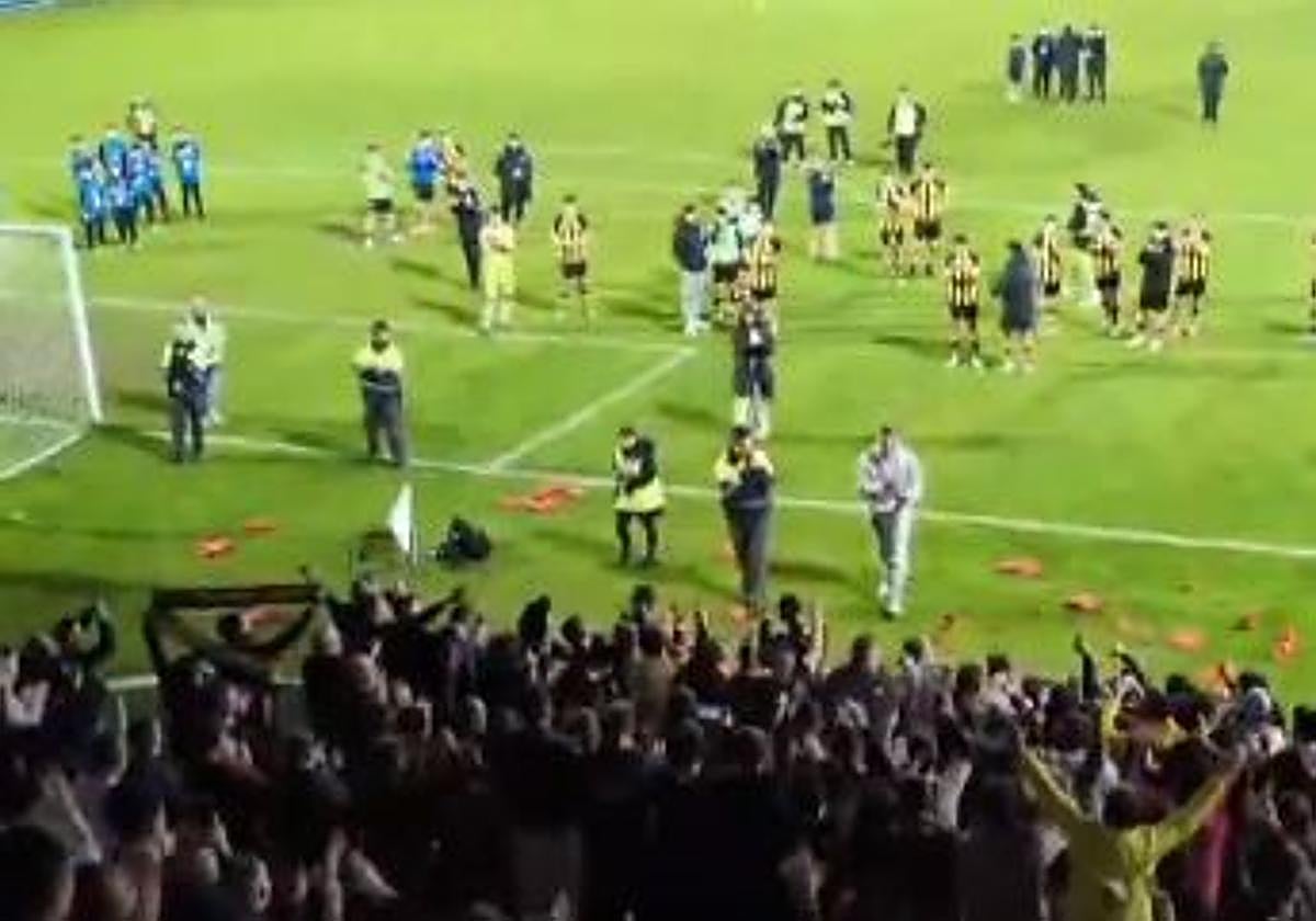 Maroan vuelve a Lasesarre para despedirse de la afición del Barakaldo