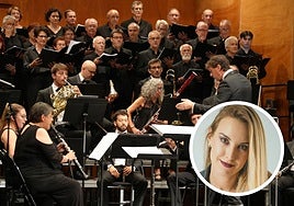 Isabel Rubio es la directora invitada al concierto de la Banda Municipal de Música de Vitoria.