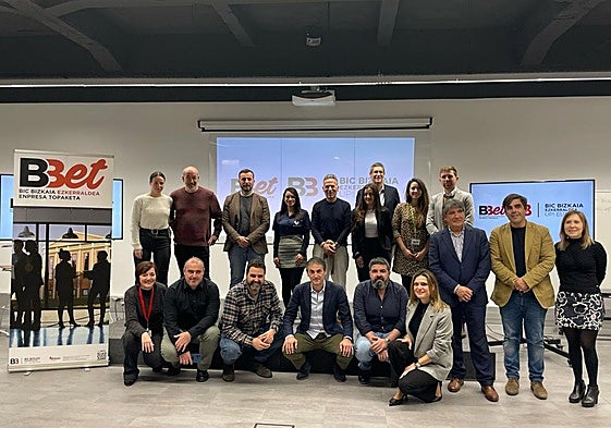 Representantes del BIC junto a impulsores de las empresas y startups que han tomado parte en el evento.