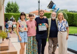 El rodaje de 'Lo que no se ve' se produjo el septiembre pasado en Murgia y otros puntos de Álava.