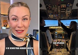 La opinión de una azafata sobre la costumbre de aplaudir en los aterrizajes: «Es una elección personal, pero...»