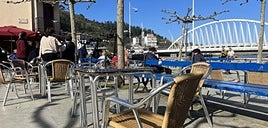 La Alameda e Itsas Aurre concentran un elevado número de terrazas en Ondarroa.