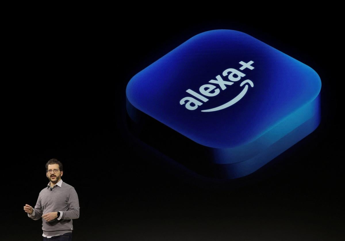 El vicepresidente de Alexa, Daniel Rausch, durante la presentación de la nueva Alexa+.