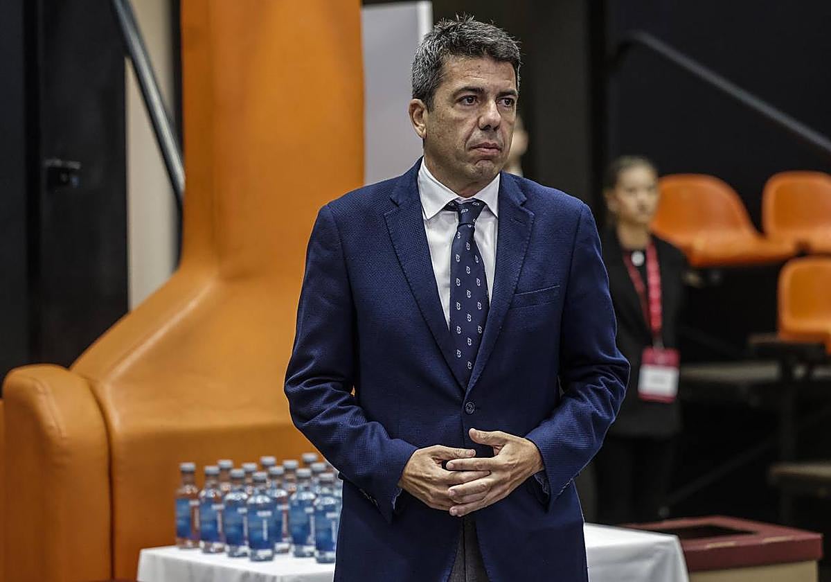El presidente de la Generalitat Valenciana, Carlos Mazón.