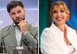 El día que la actriz bilbaína Najwa Nimri pasó de Gabriel Rufián