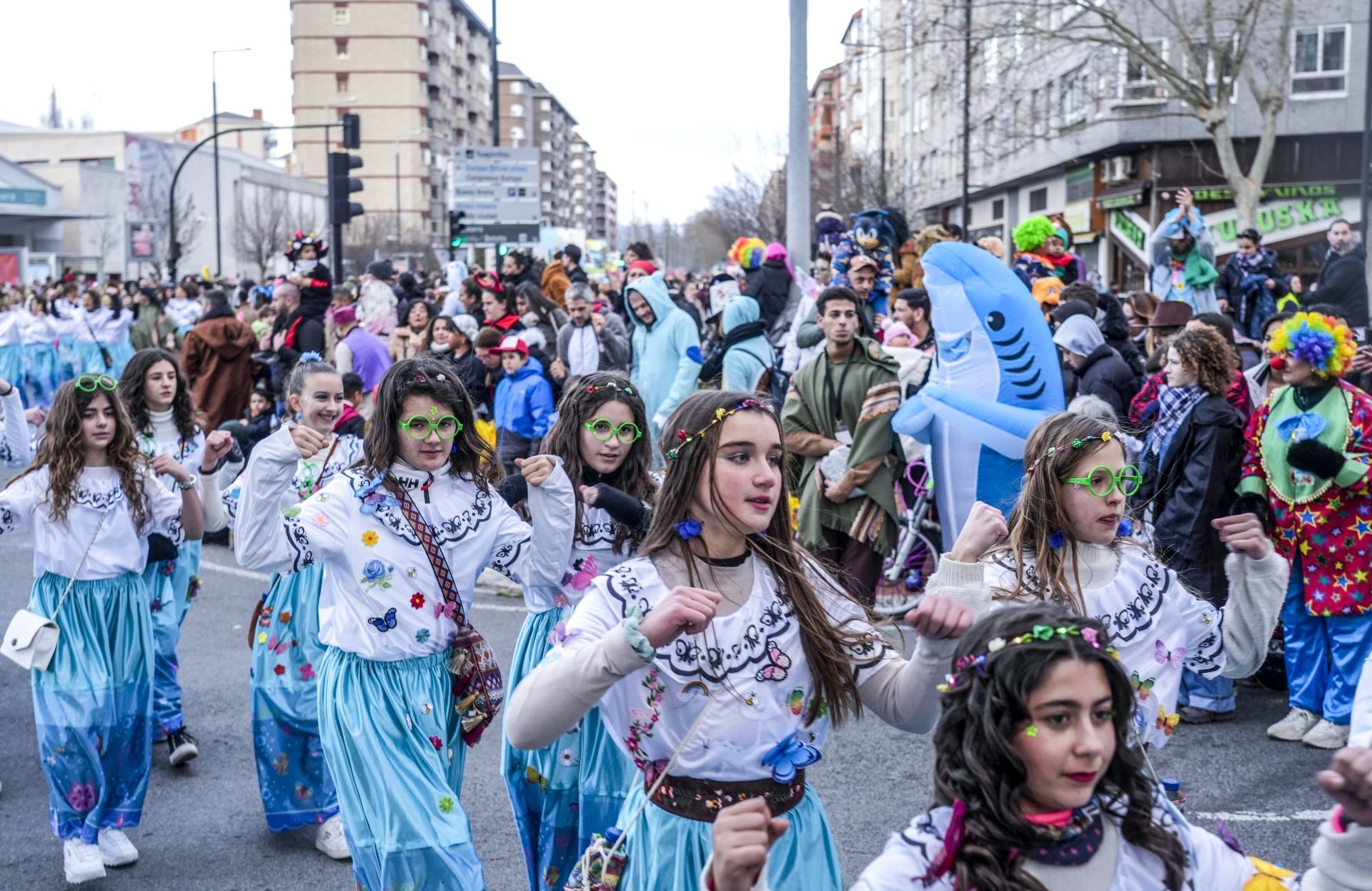 Las imágenes del desfile del Carnaval de Vitoria
