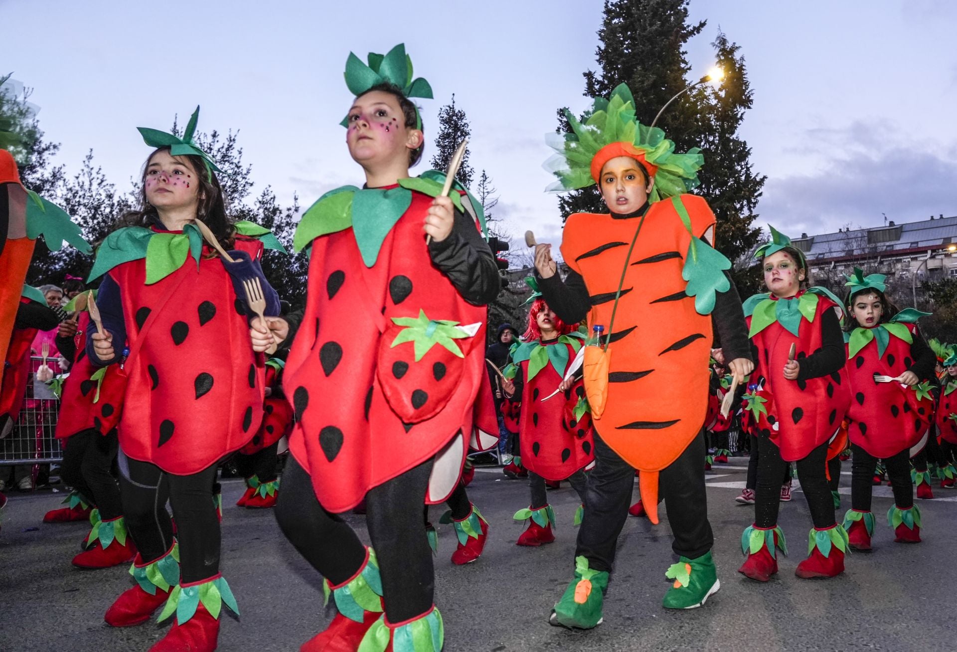 Las imágenes del desfile del Carnaval de Vitoria