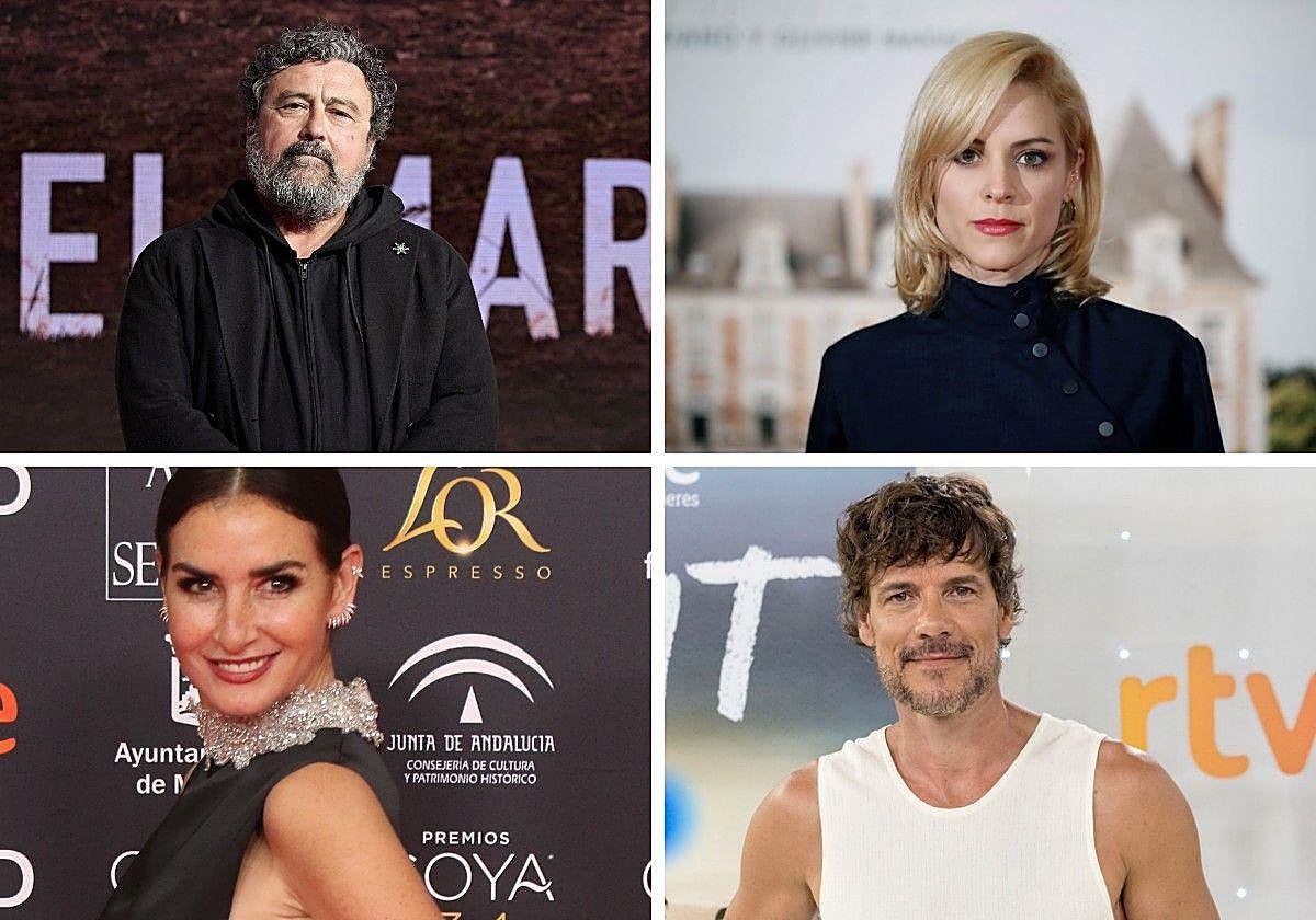 Paco Tous, Maggie Civantos, Belén López y Daniel Grao, protagonistas de la película 'La Coleccionista'.