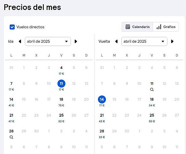 Vuelos Santander París.