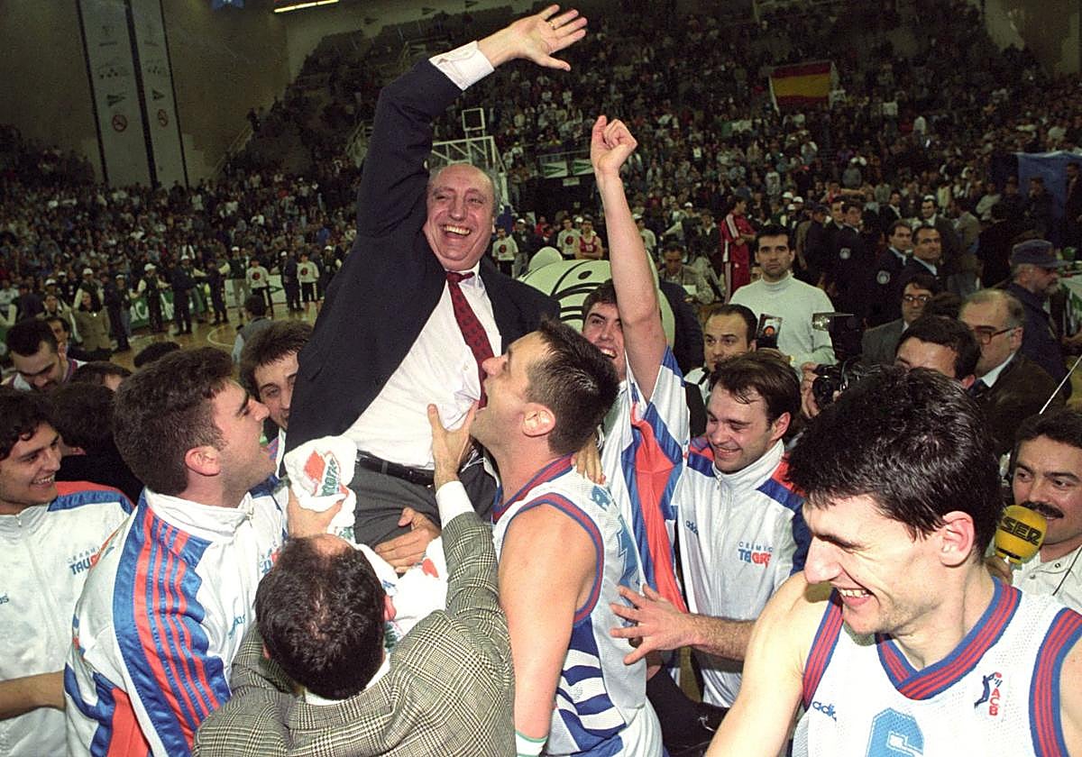 Treinta años del inicio del esplendor del Baskonia. «Hay que aprender a valorar lo que ha costado»