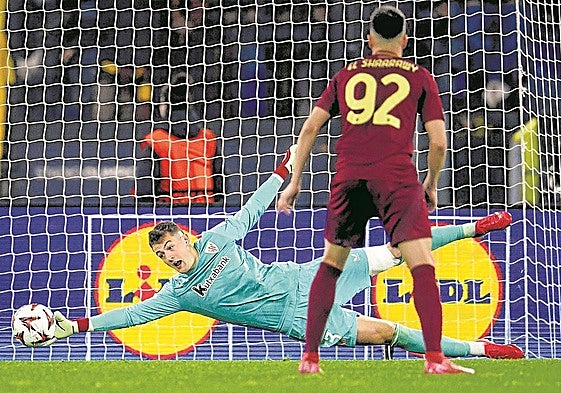 Valverde justifica la titularidad de Agirrezabala: «Está haciendo una gran campaña»