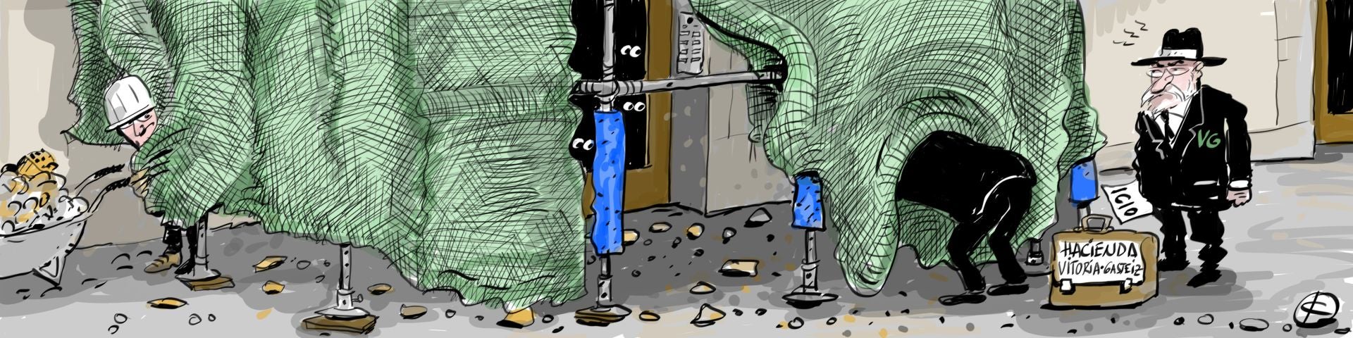 La viñeta de Cerrajería sobre los 4,3 millones de fraude fiscal recuperados por Vitoria